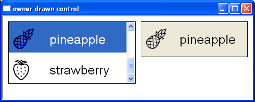 owner drawn control combobox image